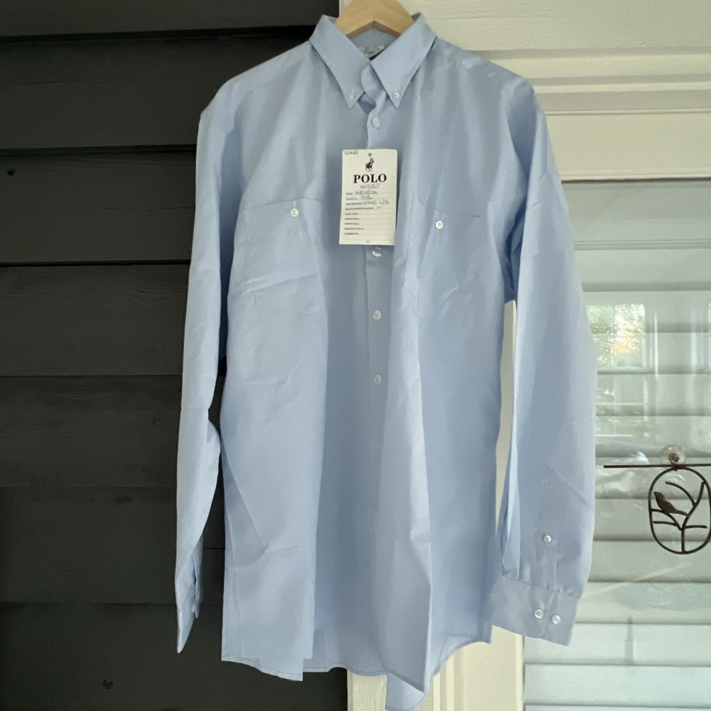 Deadstock Vintage 2002 Polo Ralph Lauren Development Sample Shirt 2XL Tall NWT